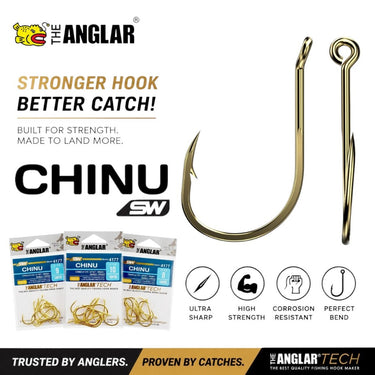 THE ANGLAR - CHINU HOOK PACK 4177 FISHING HOOK