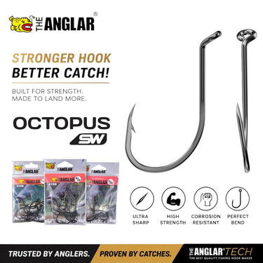 THE ANGLAR - OCTOPUS HOOK PACK 4199 BOTTOM FISHING BAIT HOOK