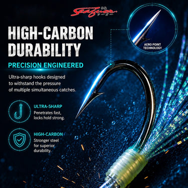 SEAGUOR - SABIKI JIG 4266 UV EFFECT LUMINOUS BEAD APOLLO SW