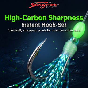 SEAGUOR - SABIKI JIG 4268 UV EFFECT LUMINOUS BEAD THREAD APOLLO SW