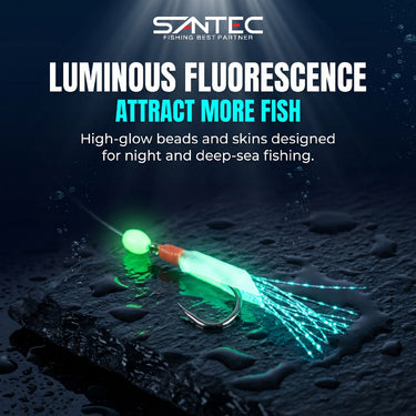 SANTEC - SABIKI GUERILLA-4424-UV-GLOW-LUMINOUS-FISHSKIN-APOLLO-SW