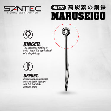 SANTEC - MARUSEIGO HOOK 45707 FISHING HOOK