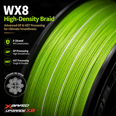 XBRAID YGK - UPGRADE X8 GP TUNED 200M PREMIUM PE BRAIDED LINE MADE IN JAPAN