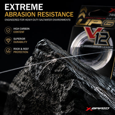 XBRAID YGK - UP-G LEADER V12 HARD FLUOROCARBON SHOCK LEADER MADE IN JAPAN