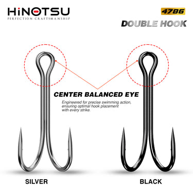 HINOTSU - DOUBLE HOOKS FAST JIG HOOK 4786 FISHING HOOK MADE IN JAPAN