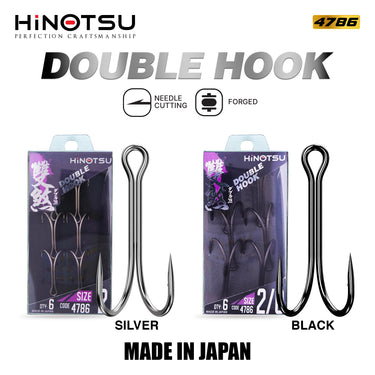 HINOTSU - DOUBLE HOOKS FAST JIG HOOK 4786 FISHING HOOK MADE IN JAPAN