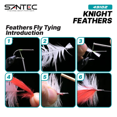 SANTEC - KNIGHT FEATHERS FISHING ACCESSORIES