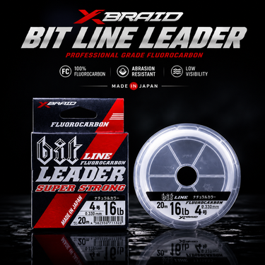 XBRAID YGK - bit LINE LEADER SUPER STRONG 100% FLUOROCARBON SHOCK LEADER MADE IN JAPAN