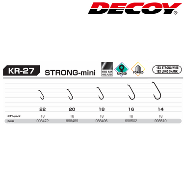 DECOY - KR-27 STRONG-MINI HOOK MADE IN JAPAN