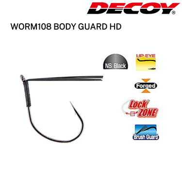 DECOY - WORM 108 BODY GUARD HD HOOK MADE IN JAPAN
