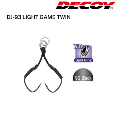 DECOY - DJ-93 LIGHT GAME TWIN HOOK MADE IN JAPAN