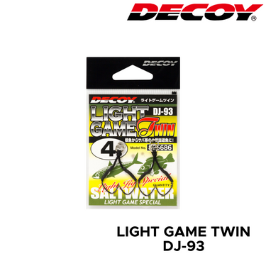 DECOY - DJ-93 LIGHT GAME TWIN HOOK MADE IN JAPAN