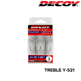 DECOY - Y-S21 TREBLE HOOK MADE IN JAPAN