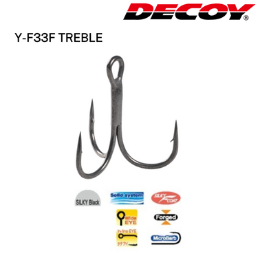 DECOY - Y-F33F TREBLE HOOK MADE IN JAPAN