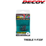 DECOY - Y-F33F TREBLE HOOK MADE IN JAPAN