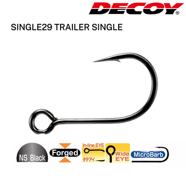 DECOY - SINGLE29 TRAILER SINGLE HOOK MADE IN JAPAN