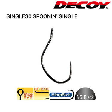 DECOY - SINGLE30 SPOONIN' SINGLE HOOK MADE IN JAPAN