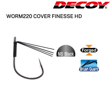 DECOY - WORM220 COVER FINESSE HD WORM HOOK MADE IN JAPAN