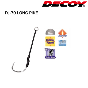 DECOY - DJ-79 LONG PIKE HOOK MADE IN JAPAN