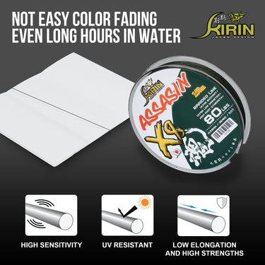 KIRIN - ASSASIN 8X PE 150M/300M BRAIDED LINE