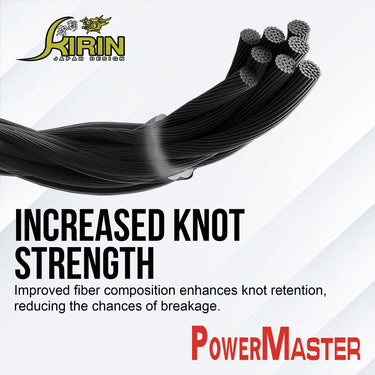 KIRIN - POWER MASTER BLACK 150M/300M BRAIDED LINE