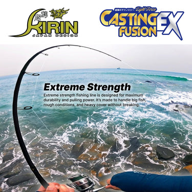 KIRIN - CASTING FUSION EX 132M BRAIDED LINE FISHING LINE