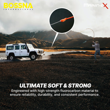 BOSSNA - MARIN-EX FLUOROCARBON LINE 70% LOW VISIBILTY