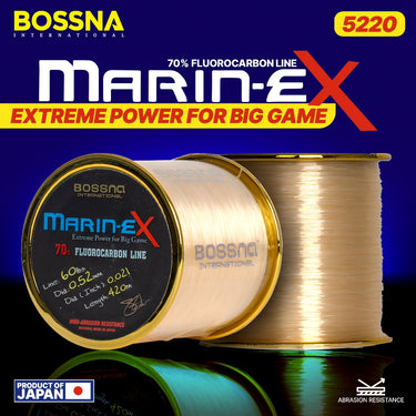 BOSSNA - MARIN-EX FLUOROCARBON LINE 70% LOW VISIBILTY