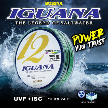 Bossna - Iguana 12X 300M Ice Braided Multicolor Series