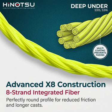 HINOTSU - DEEP UNDER JIGGING PE LINE DU-1/DU-2 100M/300M JIGGING LINE MADE IN JAPAN