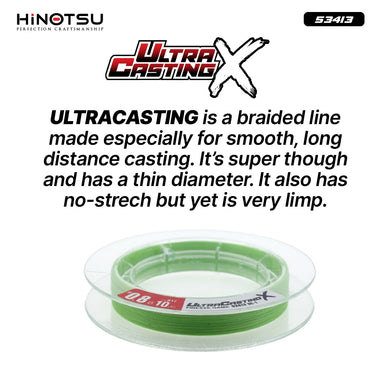 HINOTSU - UC-1 ULTRA CASTING LINE 150M BRAIDED LINE