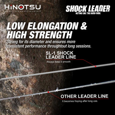HINOTSU - SL1 PREMIUM SHOCK LEADER 50M LEADER LINE