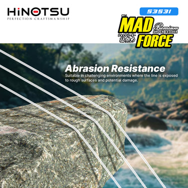 HINOTSU - MAD FORCE MF-1 PREMIUM SHOCK LEADER 50M MADE IN JAPAN