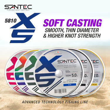 SANTEC - X5 PE BRAIDED LINE 100M BRAIDED LINE