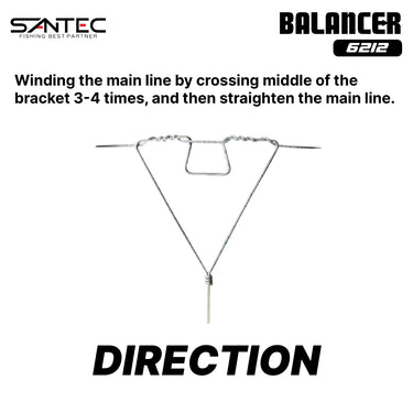 SANTEC - BALANCER SIZE S/L 3 PCS STAINLESS STEEL FISHING ACCESSORIES