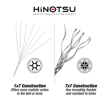 HINOTSU - COATED & UNCOATED - 1X7 - 7X7 - WIRE LEADER (JAPAN) 6261/6262/6263