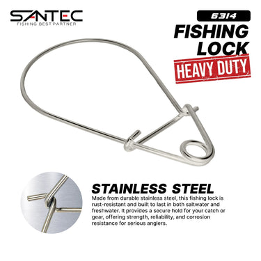 SANTEC - FISHING LOCK HEAVY DUTY 125mm/146mm FISHING ACCESSORIES