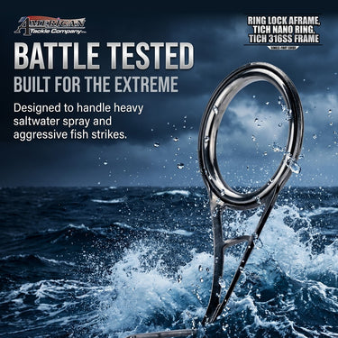 AMERICAN TACKLE - RING LOCK A FRAME TICH NANO RING 316SS FRAME 64TTRLA FISHING ROD GUIDE