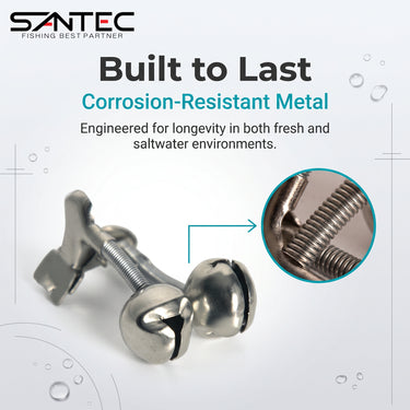 SANTEC - D-16  DOUBLE  BELL x 2PCS FISHING ACCESSORIES