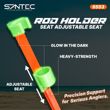 SANTEC - ROD HOLDER SEAT 70cm/90cm ADJUSTABLE ROD STAND