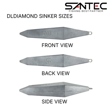 SANTEC - DL DIAMOND SINKER FISHING LEAD