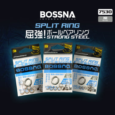 BOSSNA - PRESSED SPLIT RING 7530 FISHING ACCESSORIES