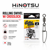 HINOTSU - ROLLING SWIVEL WITH CROSSLOCK 7715 FISHING SWIVEL