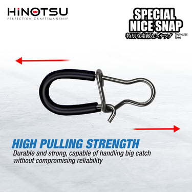 HINOTSU - SPECIAL NICE SNAP NICKEL 7722 FISHING SNAP
