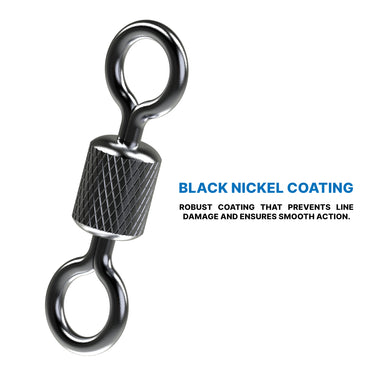 SANTEC - JAPAN ROLLING SWIVEL BLACK NICKEL 7918 FISHING ACCESSORIES