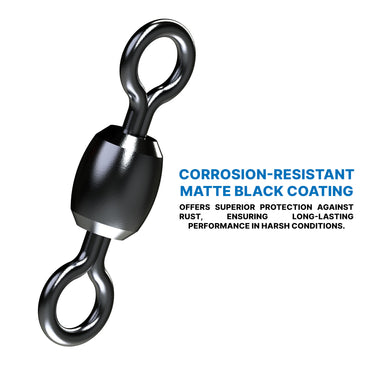 SANTEC - CRANE SWIVEL MATT BLACK 7920 FISHING SWIVEL ACCESSORIES
