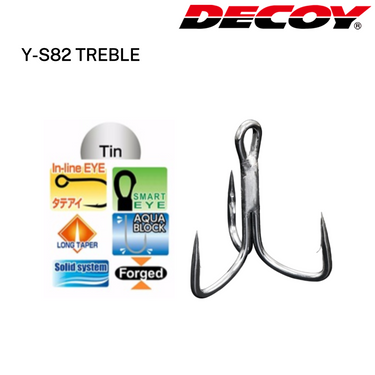 DECOY - Y-S81 TREBLE HOOK MADE IN JAPAN