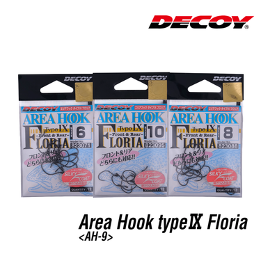 DECOY - AREA HOOK TYPE IX FLORIA AH-9 FISHING HOOK MADE IN JAPAN