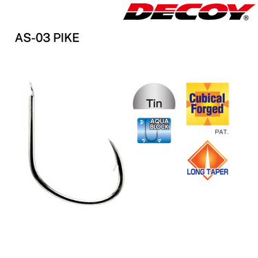 DECOY - AS-03 PIKE HOOK MADE IN JAPAN JIGGING HOOKS SLOW JIGGING HOOKS