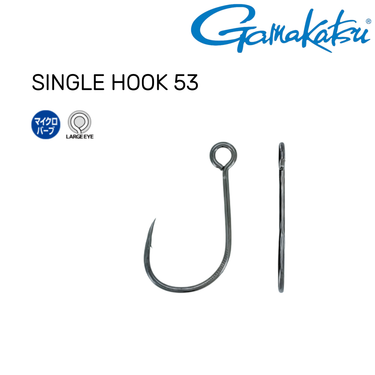 GAMAKATSU - SINGLE HOOK 53 LURE FISHING HOOK MADE IN JAPAN